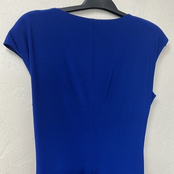 American Living blue wrap style dress size 10 - Picture 10 of 11